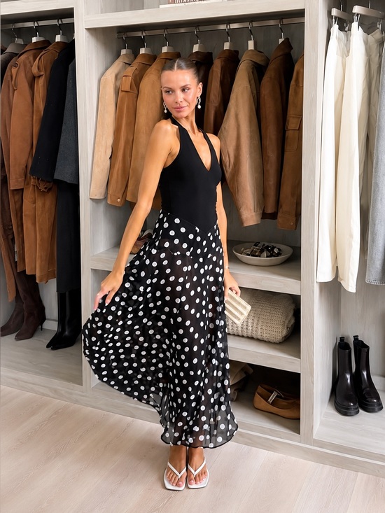 Zara Dresses & Skirts - VIRAL ZARA POLKA DOT HALTER VACATION DRESS SIZE S and M 
🚨NO DISCOUNT
